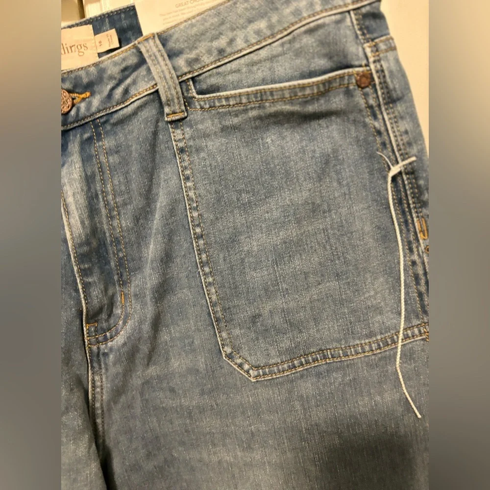 Soft Surroundings Ultimate Denim Wide Leg Crop Jeans NWT 16 - Picture 14 of 14